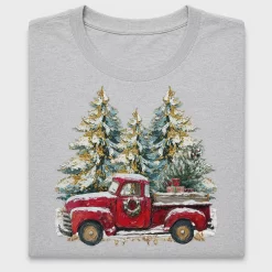 Vintage Christmas Truck DTF Transfer