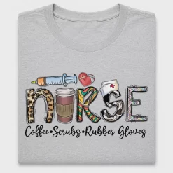 Nurse Life Coffee Scrubs DTF Transfer