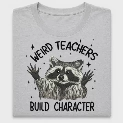 Weird Teachers Raccoon DTF Transfer