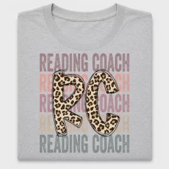 Reading Coach Leopard DTF Transfer