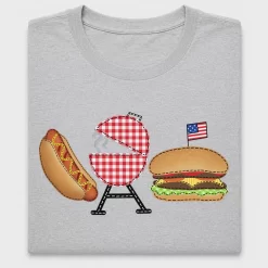 Patriotic BBQ Grill DTF Transfer