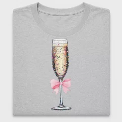 Glitter Champagne Coquette DTF Transfer