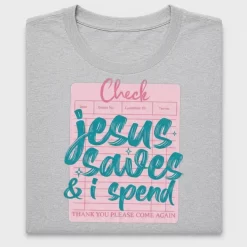 Jesus Saves I Spend DTF Transfer