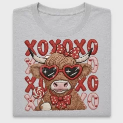 Coquette Highland Cow DTF Transfer