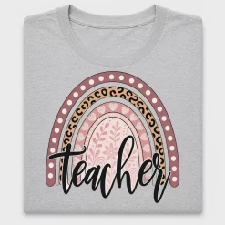 Teacher Life Rainbow DTF Transfer