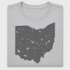 Distressed Ohio State Map DTF Transfer
