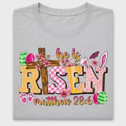 He Is Risen Easter DTF Transfer