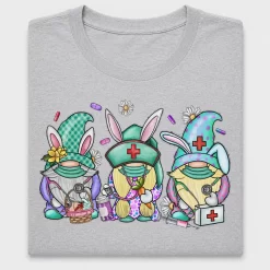 Nurse Easter Gnomes DTF Transfer