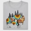 Western Bison Sunflower DTF Transfer
