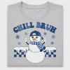 Chill Bruh Snowman DTF Transfer