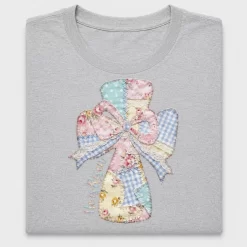 Quilted Patchwork Easter Cross DTF Transfer