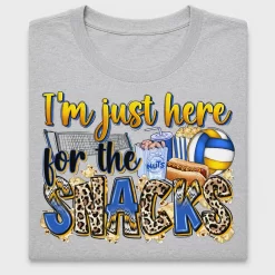 I'm Just Here For The Snacks Volleyball DTF Transfer