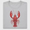 Faux Rhinestone Lobster DTF Transfer