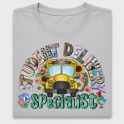 School Bus Delivery Specialist DTF Transfer