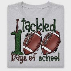 100 Days of School Football DTF Transfer