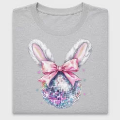 Disco Ball Bunny DTF Transfer