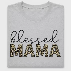 Blessed Mama Leopard Print DTF Transfer