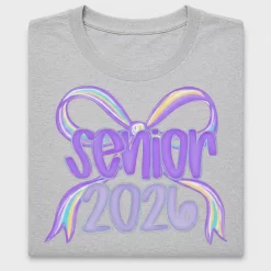 Preppy Purple Senior 2026 DTF Transfer