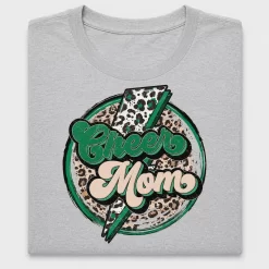 Retro Cheer Mom Lightning Bolt DTF Transfer