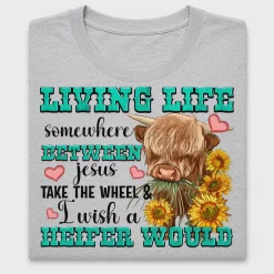 Heifer Wish Christian Cow DTF Transfer