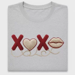 XOXO Knit Heart DTF Transfer