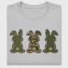 Camouflage Bunny Trio DTF Transfer