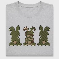 Camouflage Bunny Trio DTF Transfer