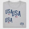 Patriotic USA Flag DTF Transfer