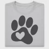 Dog Paw Heart DTF Transfer