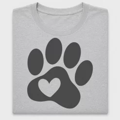 Dog Paw Heart DTF Transfer