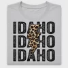 Distressed Idaho Leopard Bolt DTF Transfer