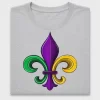 Mardi Gras Fleur De Lis DTF Transfer
