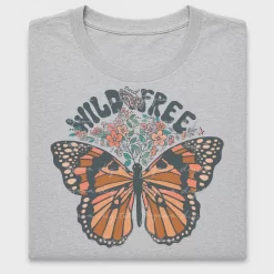 Wild And Free Butterfly DTF Transfer