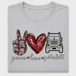 Peace Love Peterbilt DTF Transfer