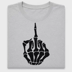 Skeleton Hand Middle Finger DTF Transfer