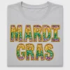 Mardi Gras Sequin Letters DTF Transfer