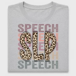 Speech Language Pathologist Leopard DTF Transfer