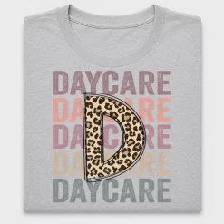 Leopard Daycare DTF Transfer Design