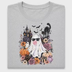 Boho Ghost Bubble Gum DTF Transfer