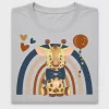 Boho Baby Giraffe Rainbow DTF Transfer