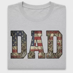 Hunting Dad Patriotic Camo DTF Transfer