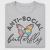 Anti-Social Butterfly DTF Transfer