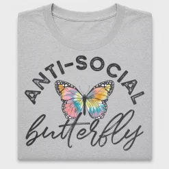 Anti-Social Butterfly DTF Transfer
