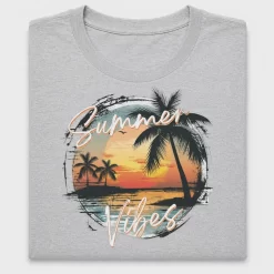 Summer Vibes Tropical Sunset DTF Transfer