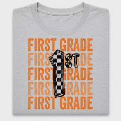 First Grade Squad DTF Transfer Design