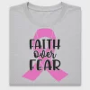 Faith Over Fear DTF Transfer Pink Ribbon