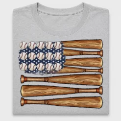 Baseball Bat Flag DTF Transfer