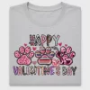 Happy Valentine's Day Paws DTF Transfer