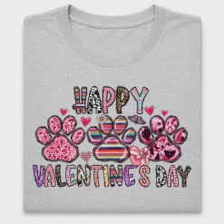 Happy Valentine's Day Paws DTF Transfer