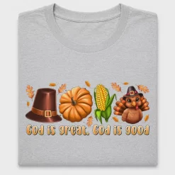 God Is Great Thanksgiving DTF Transfer